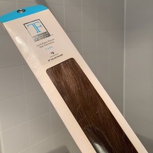 100% Remy Human Hair Extensions Straight Mocha 18”